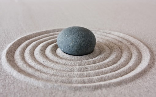 zen garden stone